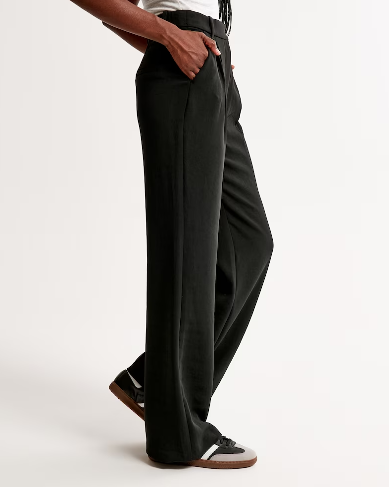 Wide Leg Tailored Premium Pant